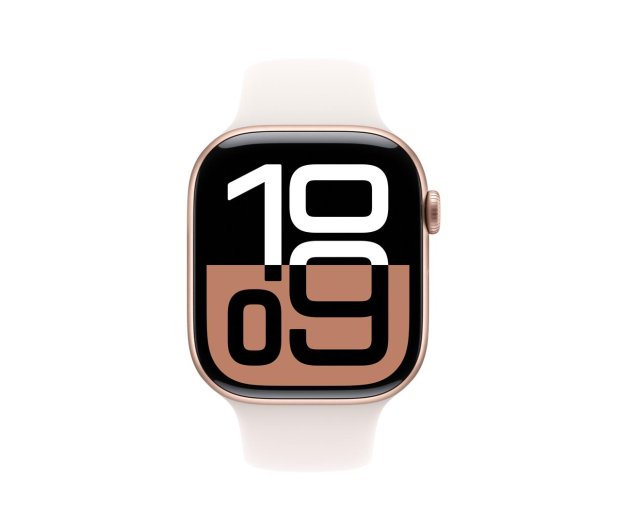 Apple Watch 10 42/Różowe Aluminum/RóżowyPasek Sportowy S/M GPS - 1278087 - zdjęcie 2